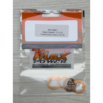 Max Power 03601 Head Gasket 0,1 (5) Guarnizion testa 0,10(5)